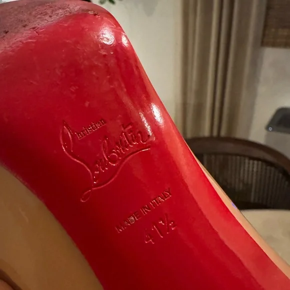 Christian Louboutin Pigalle 85 Patent Nude Pumps - Size 41.5EU, 11.5US - Picture 6 of 6